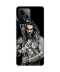 Aquaman trident black Redmi Note 12 5G Back Cover