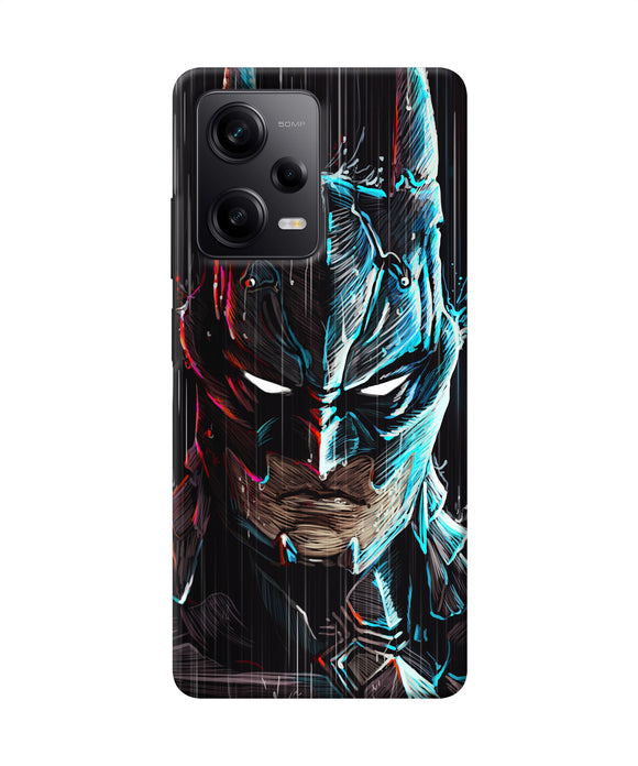 Batman face Redmi Note 12 5G Back Cover