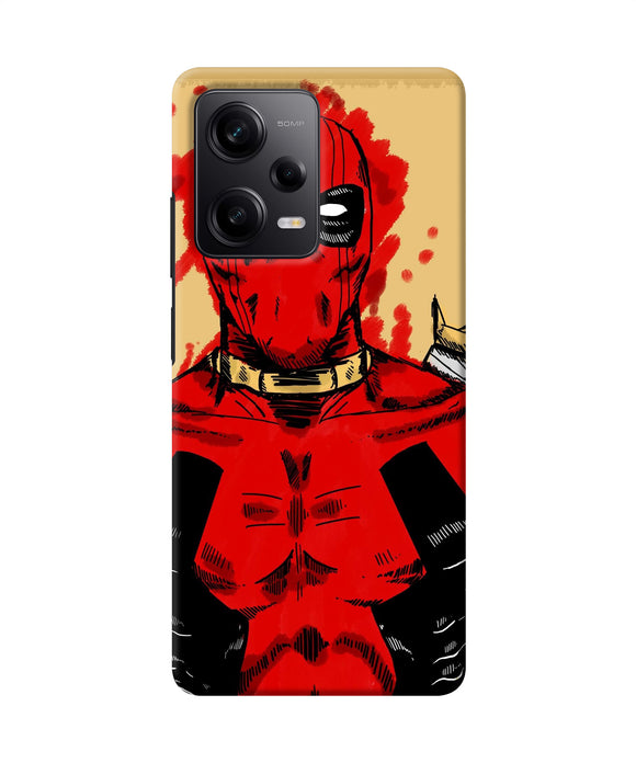 Blooded deadpool Redmi Note 12 5G Back Cover