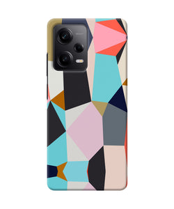 Abstract colorful shapes Redmi Note 12 5G Back Cover