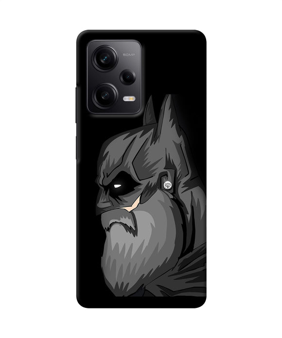 Batman with beard Redmi Note 12 5G Back Cover