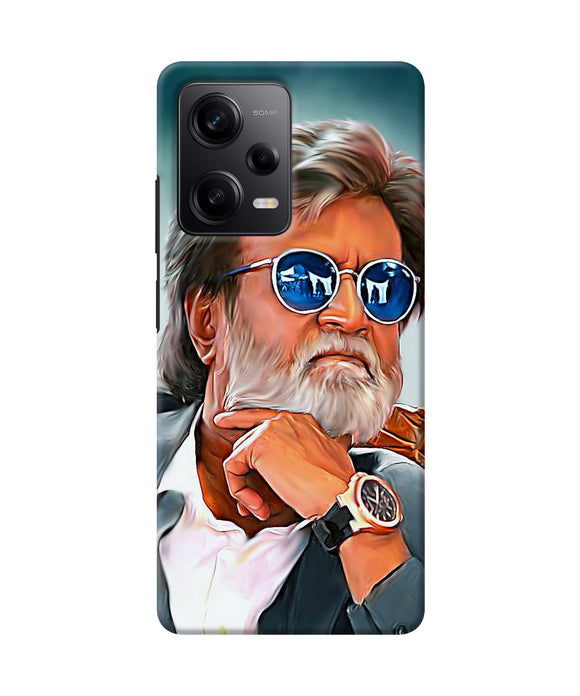 Rajnikant painting Redmi Note 12 5G Back Cover