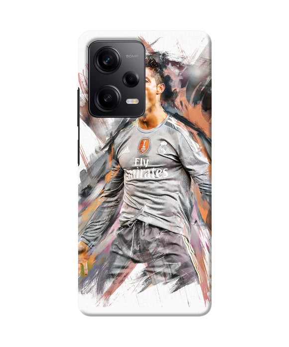 Ronaldo poster Redmi Note 12 5G Back Cover