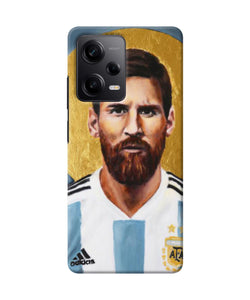 Messi face Redmi Note 12 5G Back Cover