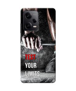 Test your limit quote Redmi Note 12 5G Back Cover