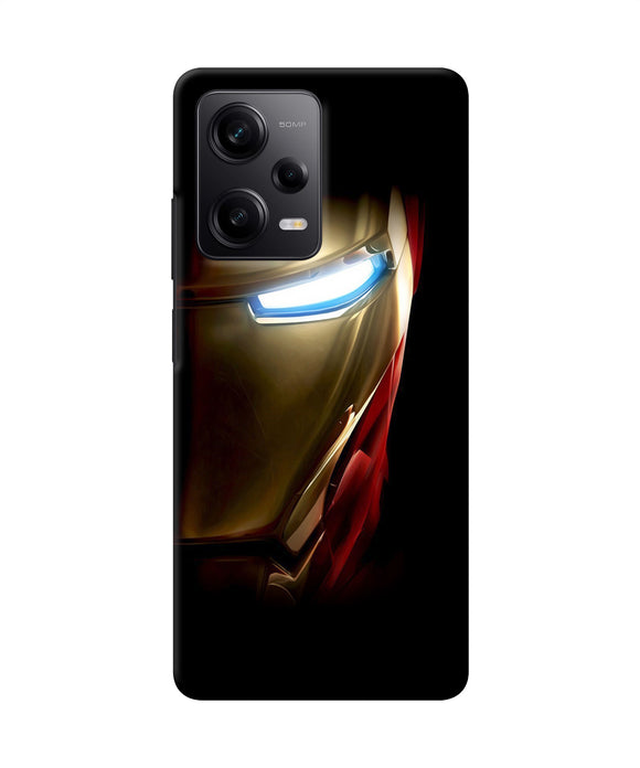 Ironman half face Redmi Note 12 5G Back Cover