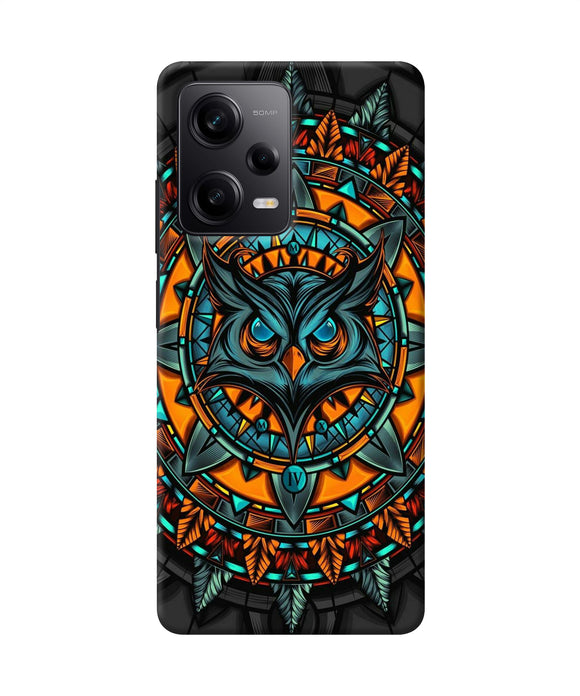 Angry Owl Art Redmi Note 12 Pro 5G Back Cover