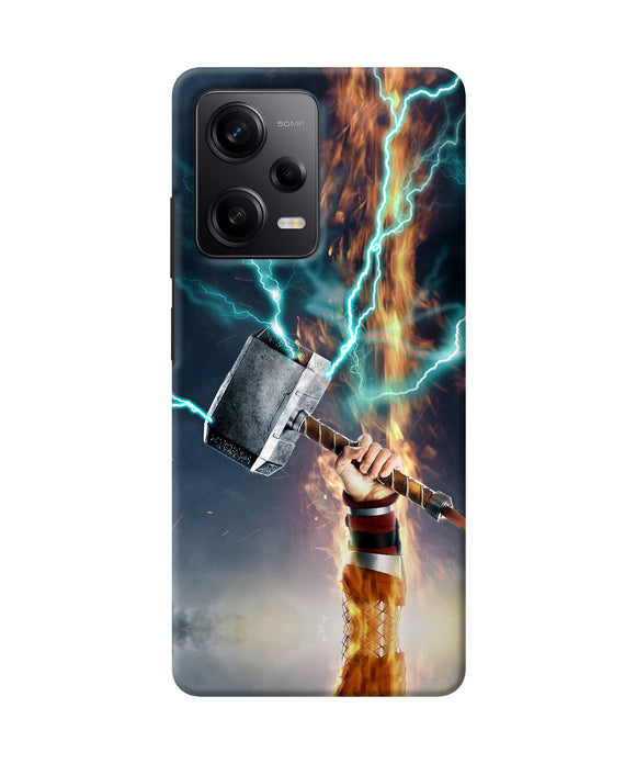 Thor Hammer Mjolnir Redmi Note 12 Pro 5G Back Cover