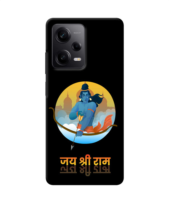 Black Jay Shree Ram Redmi Note 12 Pro 5G Back Cover