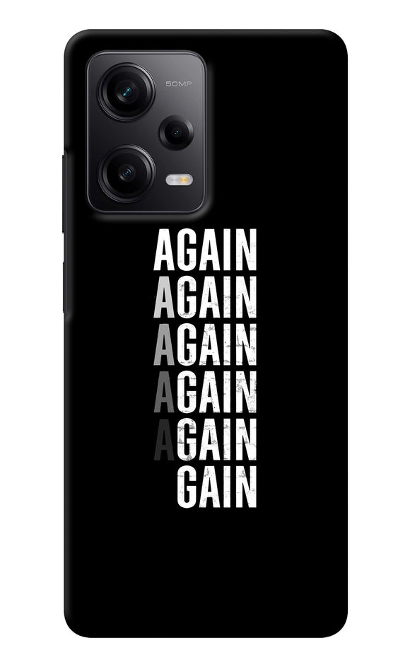 Again Again Gain Redmi Note 12 Pro 5G Back Cover