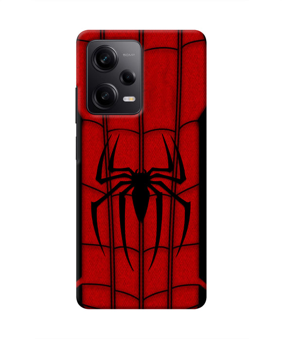 Spiderman Costume Redmi Note 12 Pro 5G Real 4D Back Cover