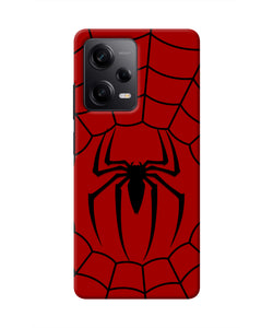 Spiderman Web Redmi Note 12 Pro 5G Real 4D Back Cover