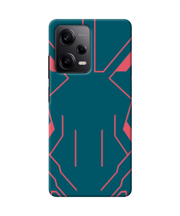 Superman Techno Redmi Note 12 Pro 5G Real 4D Back Cover