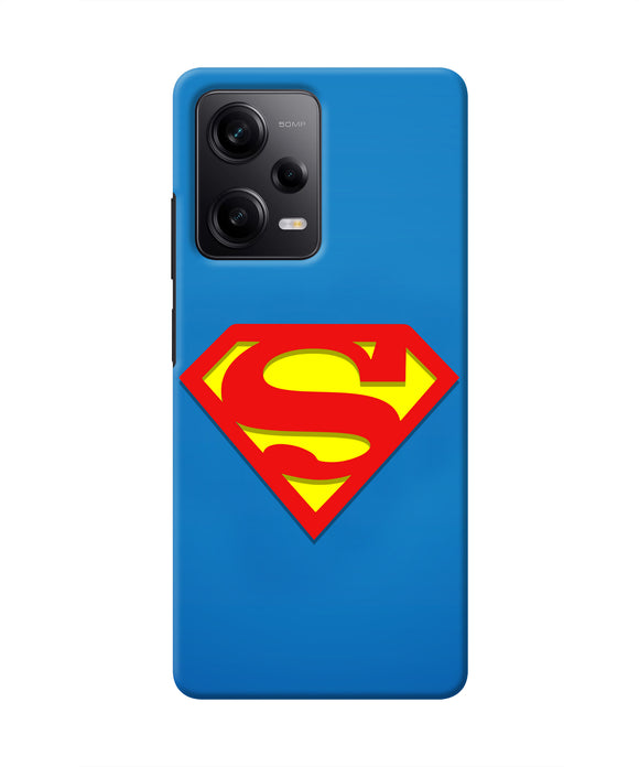 Superman Blue Redmi Note 12 Pro 5G Real 4D Back Cover