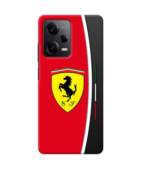 Ferrari Abstract Redmi Note 12 Pro 5G Real 4D Back Cover