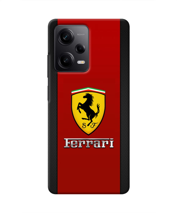 Ferrari Abstract Redmi Note 12 Pro 5G Real 4D Back Cover