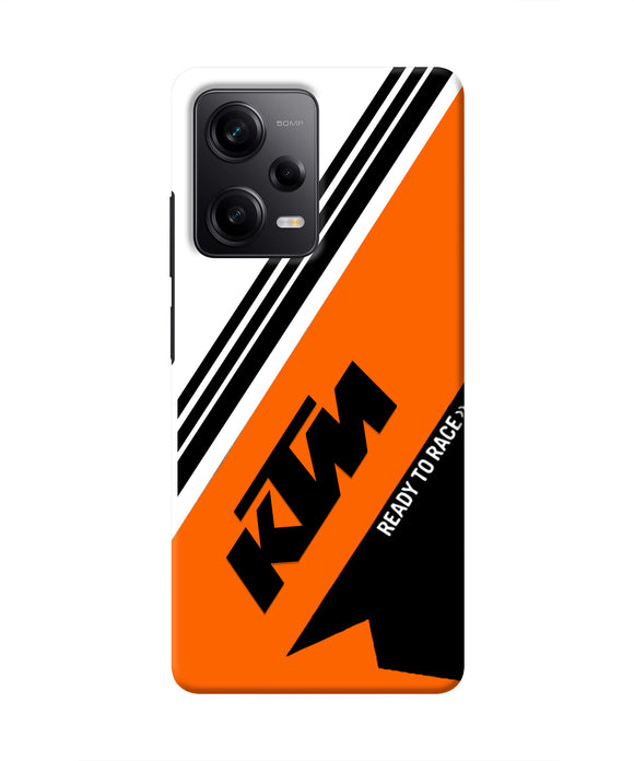 KTM Abstract Redmi Note 12 Pro 5G Real 4D Back Cover