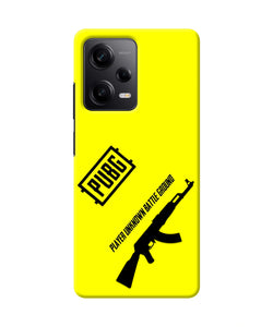 PUBG AKM Gun Redmi Note 12 Pro 5G Real 4D Back Cover