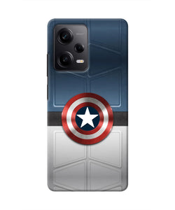 Captain America Suit Redmi Note 12 Pro 5G Real 4D Back Cover