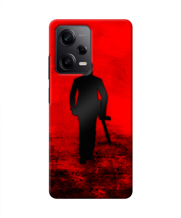 Rocky Bhai with Gun Redmi Note 12 Pro 5G Real 4D Back Cover