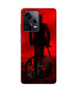 Rocky Bhai K G F Chapter 2 Logo Redmi Note 12 Pro 5G Real 4D Back Cover