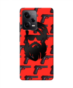 Rocky Bhai Beard Look Redmi Note 12 Pro 5G Real 4D Back Cover