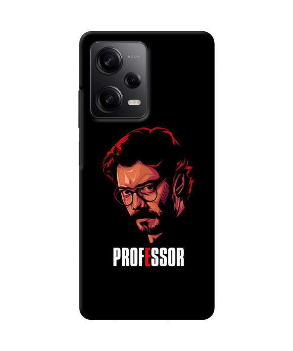 Money Heist Professor Sketch Redmi Note 12 Pro 5G Back Cover
