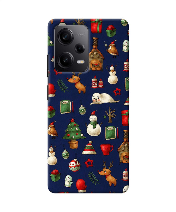 Canvas christmas print Redmi Note 12 Pro 5G Back Cover