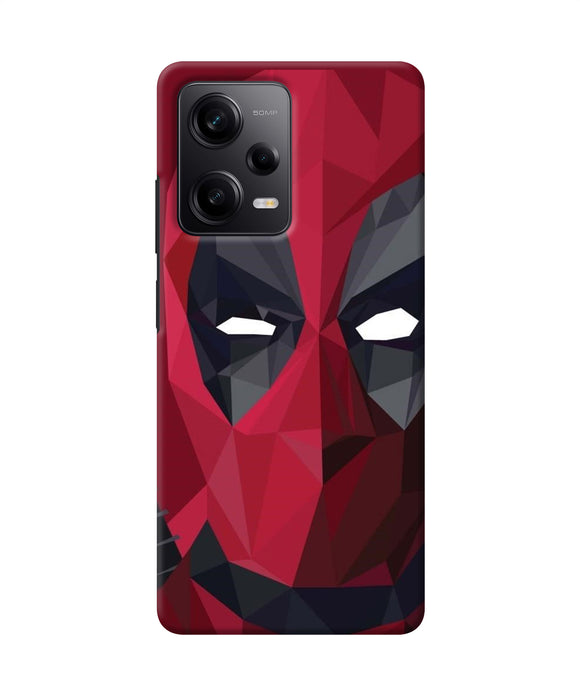 Abstract deadpool mask Redmi Note 12 Pro 5G Back Cover