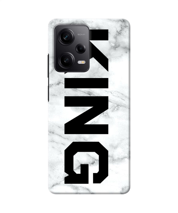 King marble text Redmi Note 12 Pro 5G Back Cover