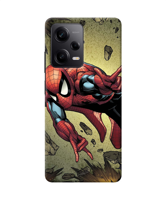 Spiderman on sky Redmi Note 12 Pro 5G Back Cover
