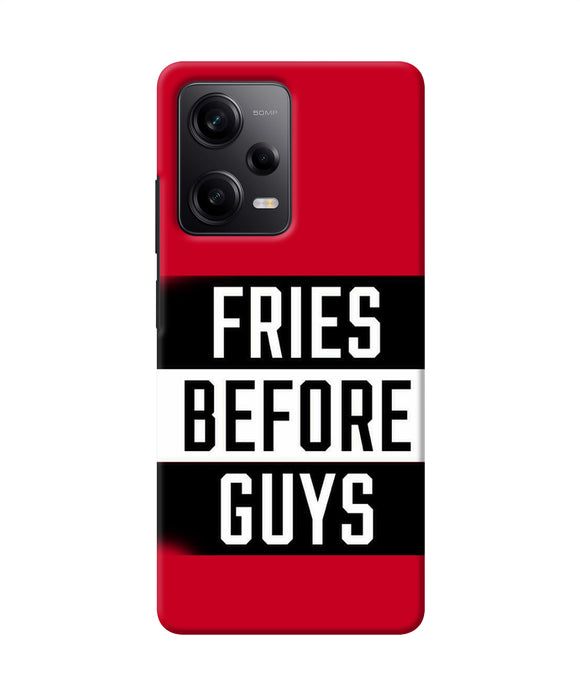 Fries before guys quote Redmi Note 12 Pro 5G Back Cover
