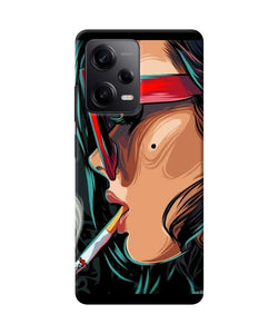 Smoking girl Redmi Note 12 Pro 5G Back Cover
