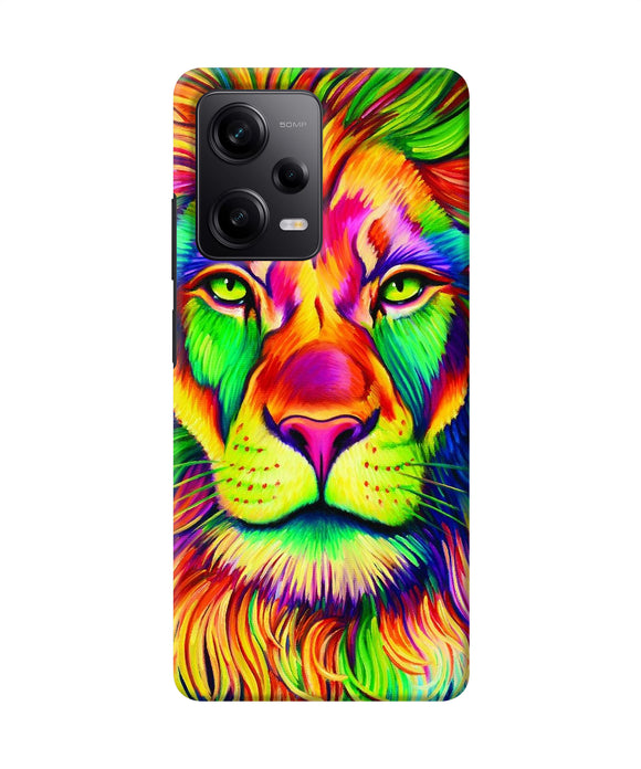 Lion color poster Redmi Note 12 Pro 5G Back Cover