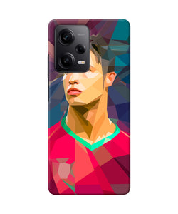 Abstract ronaldo Redmi Note 12 Pro 5G Back Cover