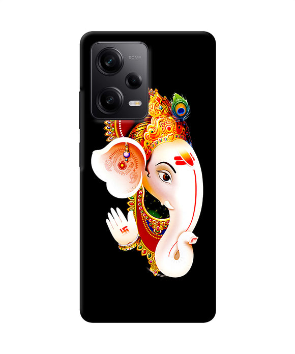 Lord ganesh face Redmi Note 12 Pro 5G Back Cover