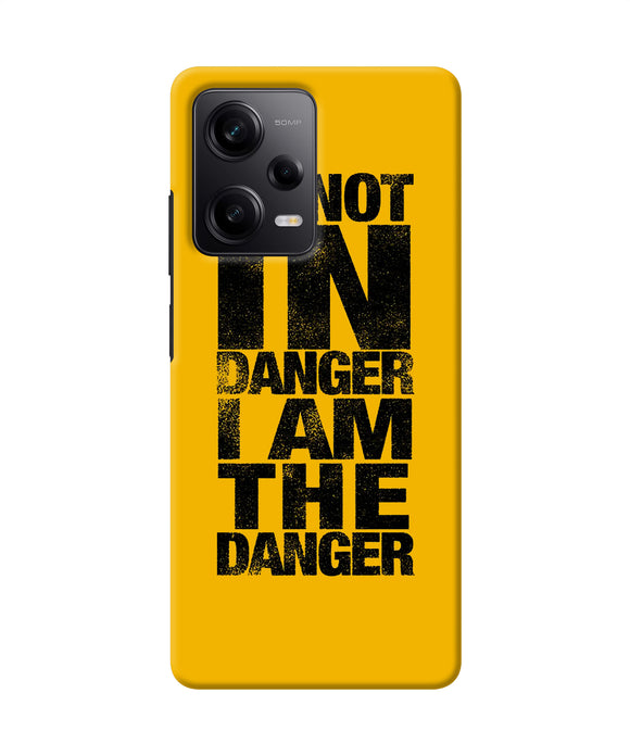 Im not in danger quote Redmi Note 12 Pro 5G Back Cover