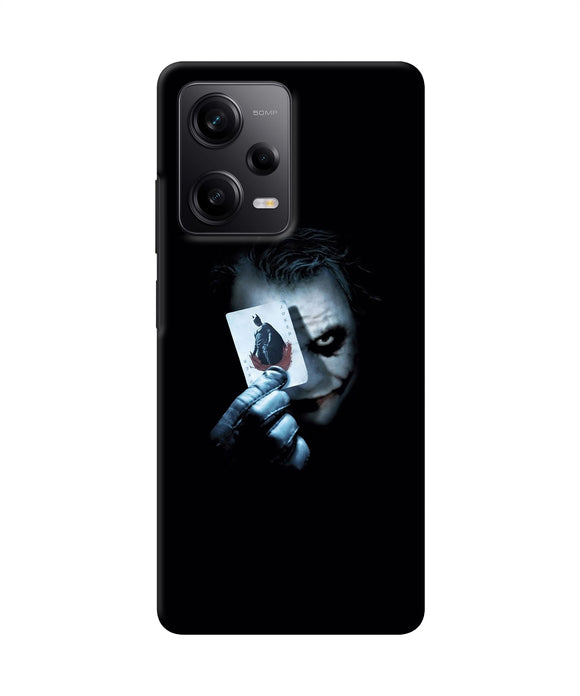 Joker dark knight card Redmi Note 12 Pro 5G Back Cover