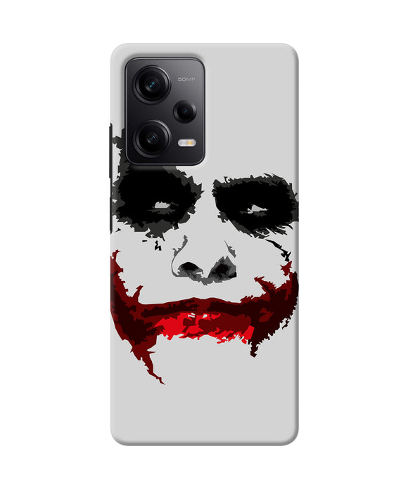 Joker dark knight red smile Redmi Note 12 Pro 5G Back Cover