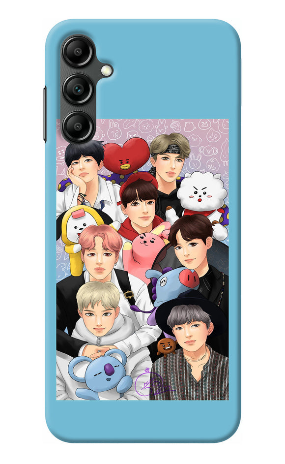 BTS with animals Samsung A14 5G Back Cover