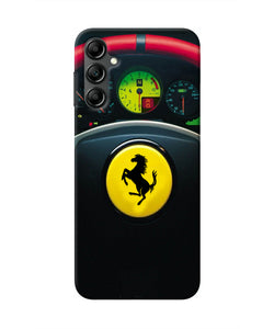 Ferrari Steeriing Wheel Samsung A14 5G Real 4D Back Cover