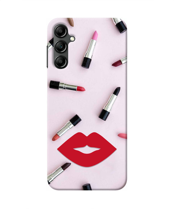 Lips Lipstick Shades Samsung A14 5G Real 4D Back Cover