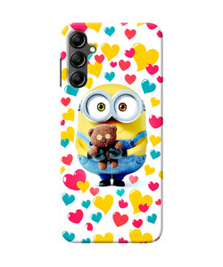 Minion teddy hearts Samsung A14 5G Back Cover