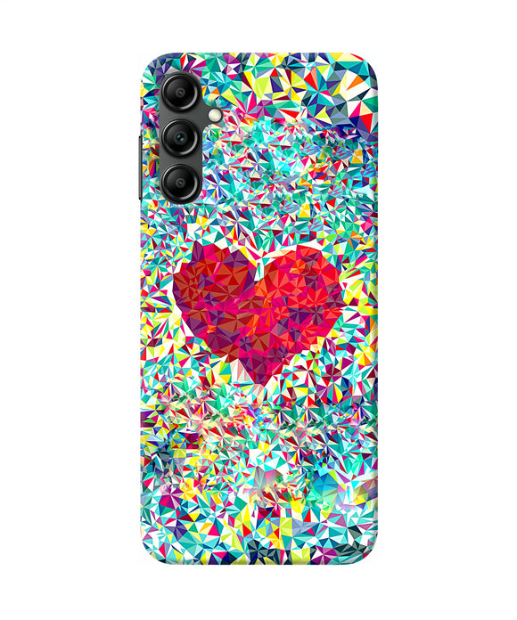 Red heart print Samsung A14 5G Back Cover