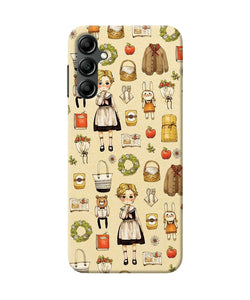 Canvas girl print Samsung A14 5G Back Cover