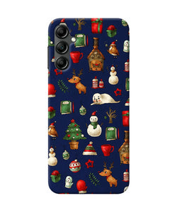 Canvas christmas print Samsung A14 5G Back Cover