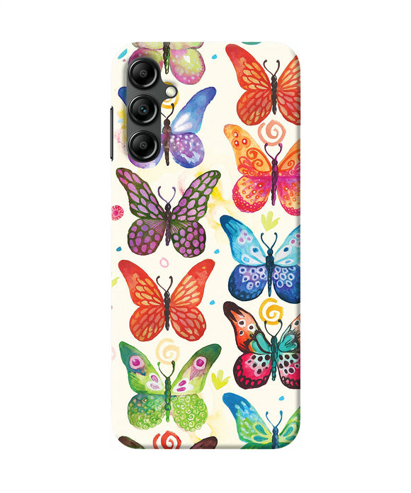 Abstract butterfly print Samsung A14 5G Back Cover