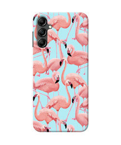 Abstract sheer bird print Samsung A14 5G Back Cover