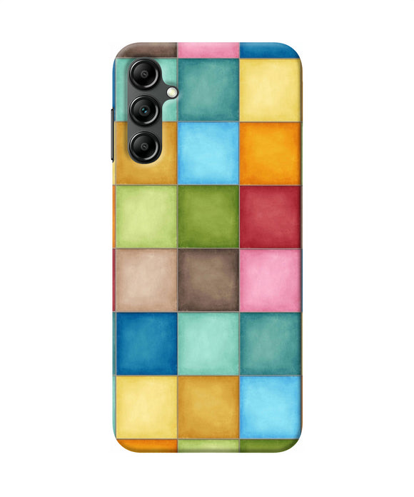 Abstract colorful squares Samsung A14 5G Back Cover