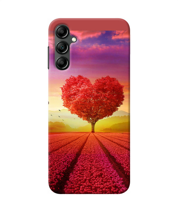 Natural heart tree Samsung A14 5G Back Cover